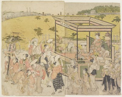 The Sanno Festival Procession, 1788 by Torii Kiyonaga